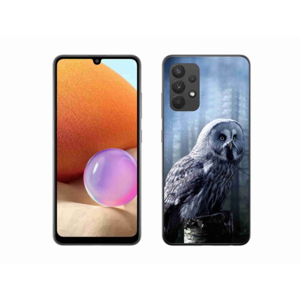 Zselés borítás mmCase Samsung Galaxy A32 4G - bagoly