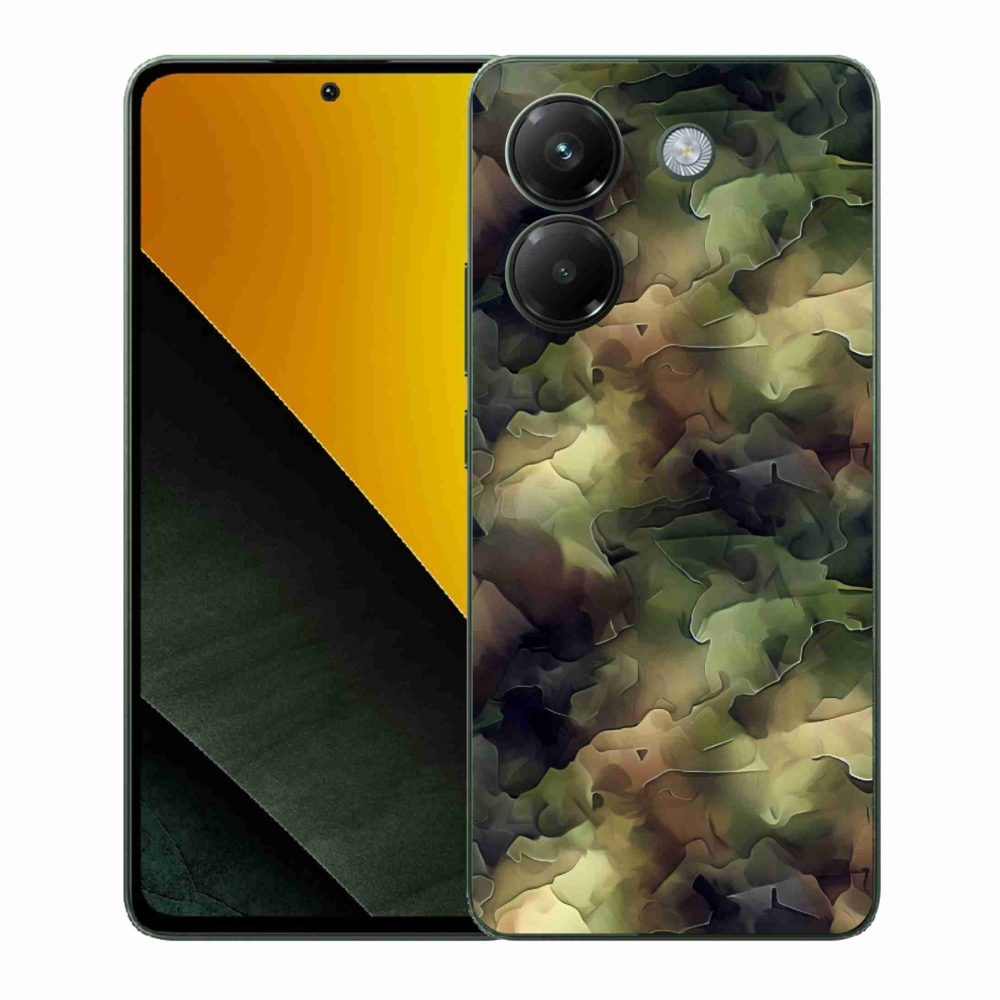 Gél borítás mmCase a Xiaomi Poco M7 Pro 5G számára - álcázó minta 10