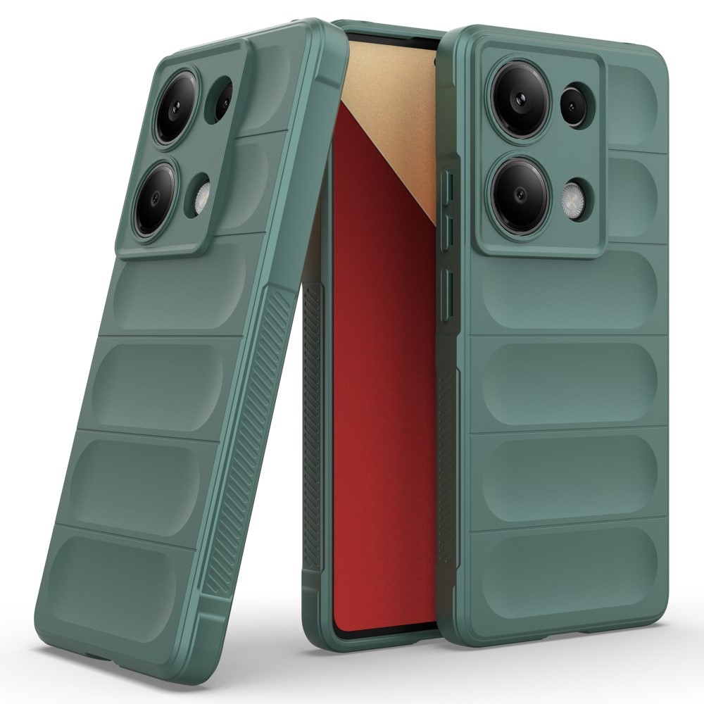Rugg tartós zselés tok Xiaomi Redmi Note 13 Pro 4G/Poco M6 Pro - zöld