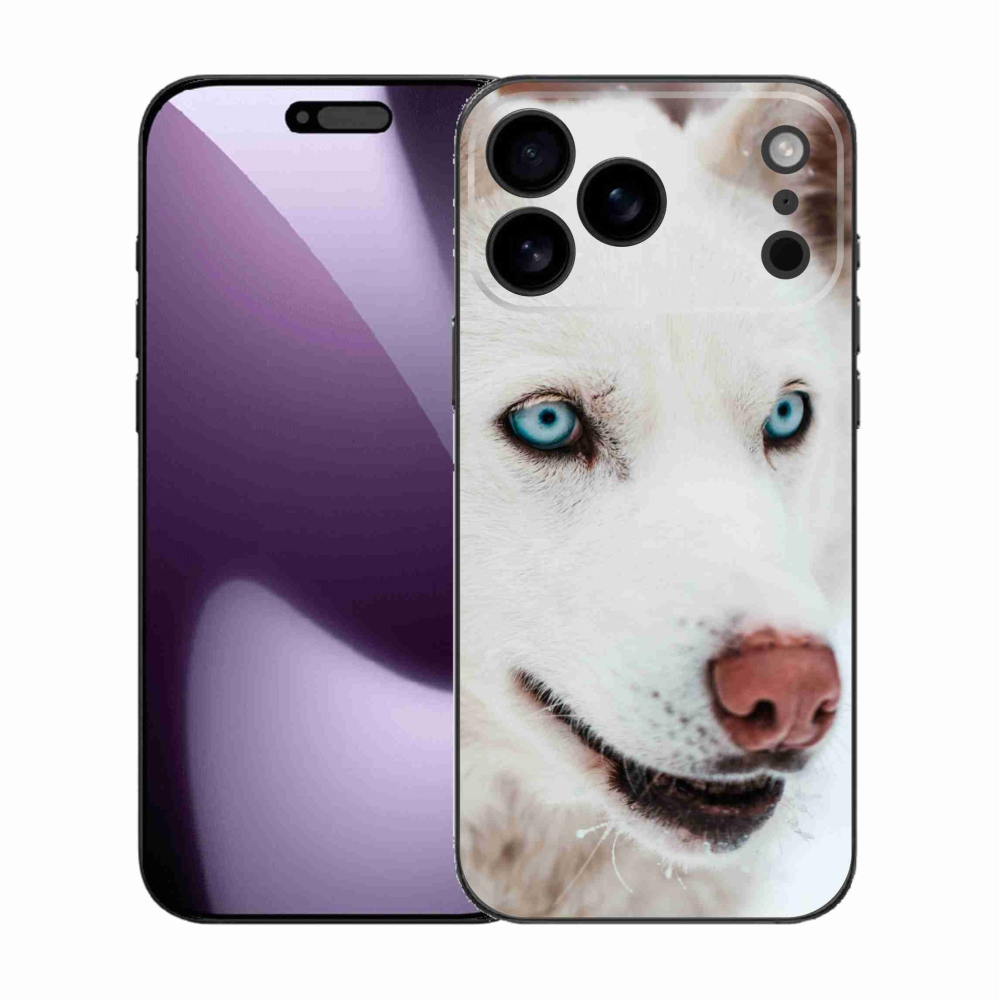 Zselés borítás mmCase iPhone 17 Pro Max készülékhez - kutyaszemmel nézve