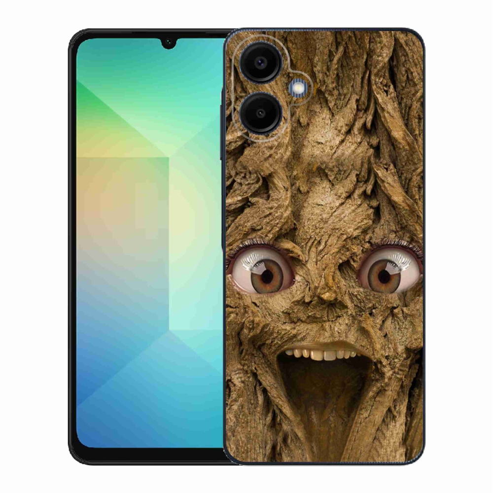 Gél borító mmCase Samsung Galaxy A06 4G - vidám fa szemekkel