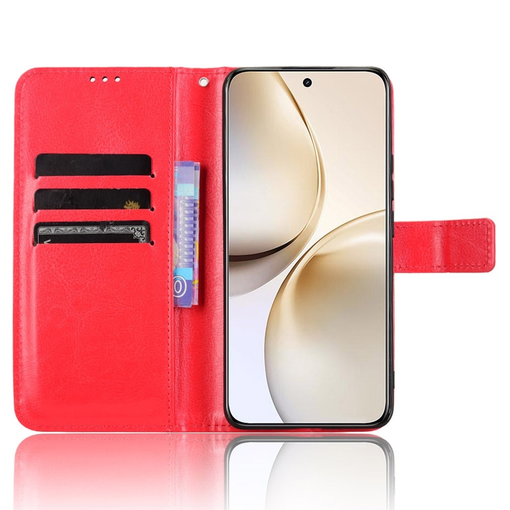 Őrült könyvtáska a Realme 14 Pro+ 5G számára - piros