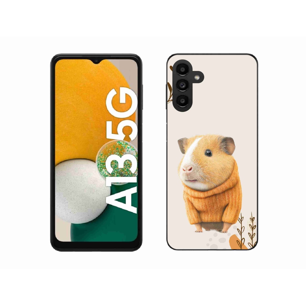 Gél borítás mmCase Samsung Galaxy A13 5G - tengerimalac pulóverben