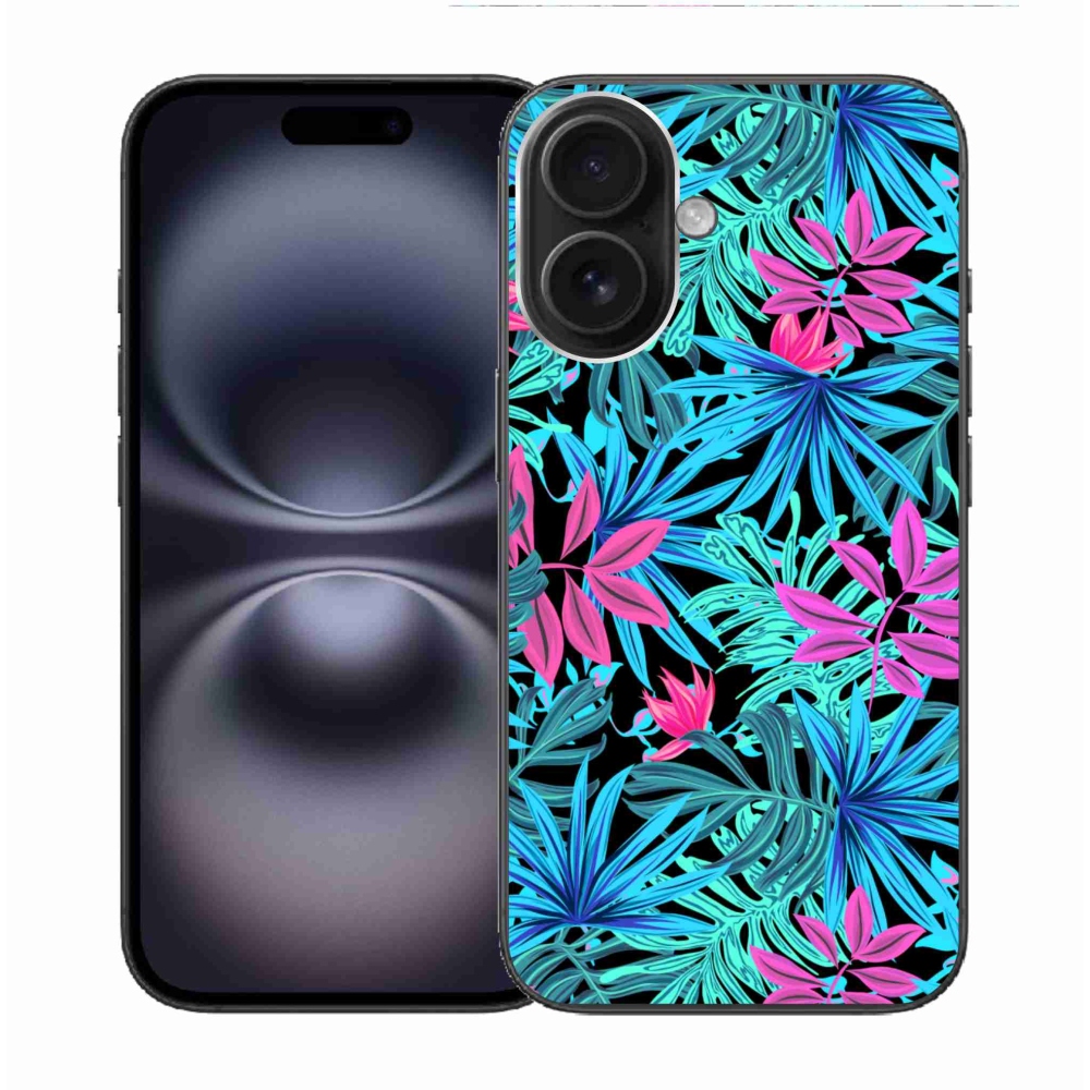 Zselés borítás mmCase iPhone 16-hoz - virágok 3