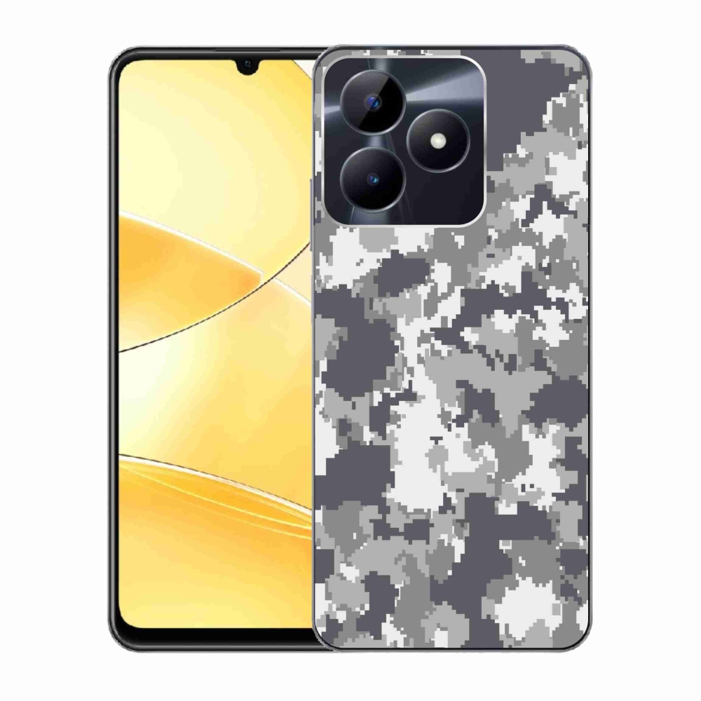 Zselés borítás mmCase a Realme C51/C53 készülékhez - álcázó minta 2