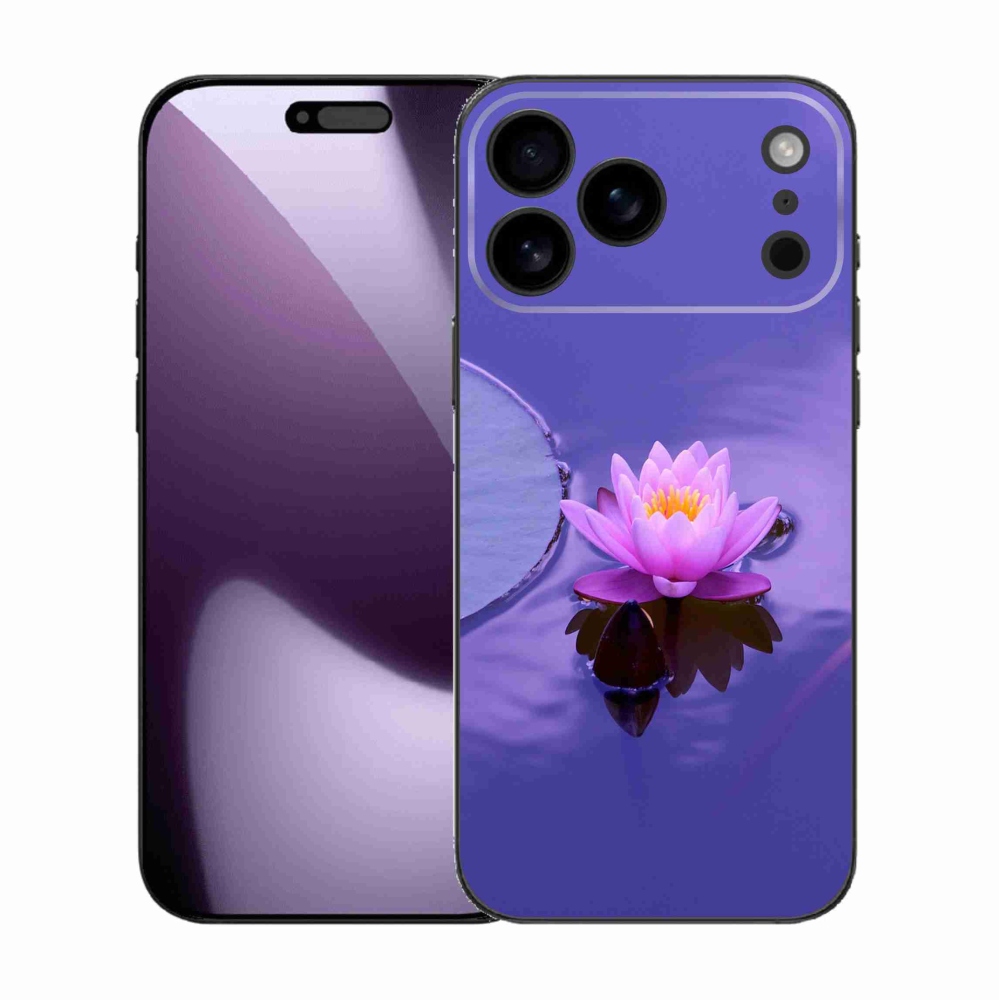 Gél borítás mmCase iPhone 17 Pro Max készülékhez - virág a felületen