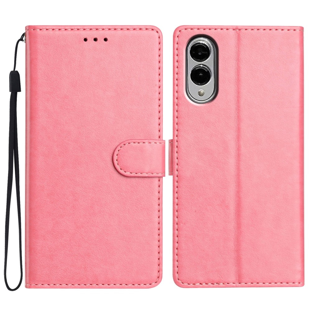 Vérrögök könyv tok Samsung Galaxy S25 Edge készülékhez - rózsaszín