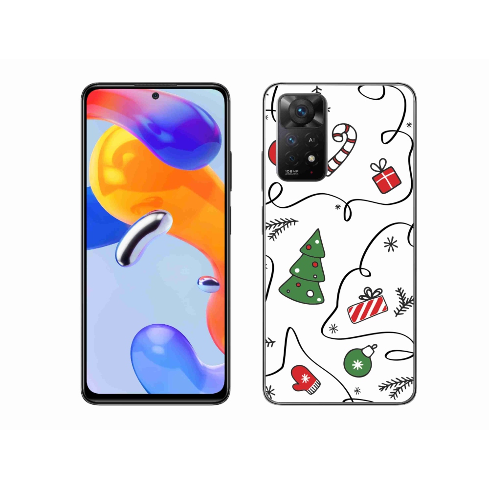 Gél borítás mmCase a Xiaomi Redmi Note 11 Pro 4G/5G számára - karácsonyi motívumok
