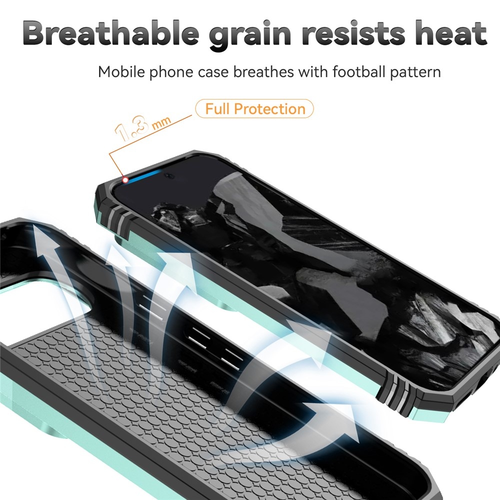 Gyűrűálló borítás a Google Pixel 10 Pro XL/Pixel 9 Pro XL készülékhez - zöld