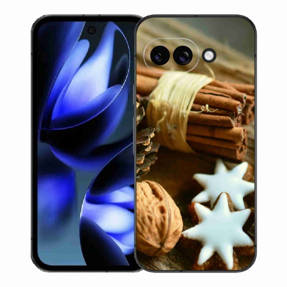 Gél borítás mmCase a Google Pixel 9a készülékhez - fahéj és mézeskalács