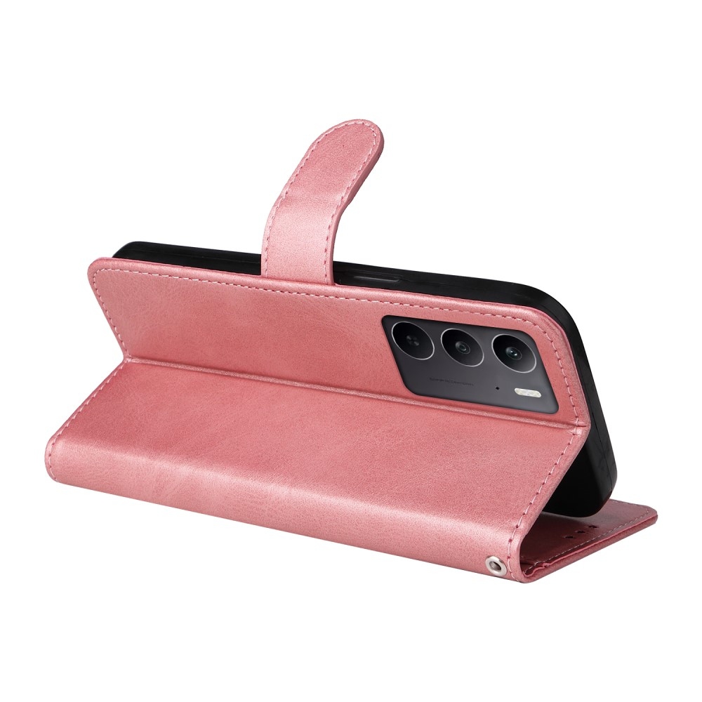 Könyvtáska a Realme 14x 5G/Realme C75 készülékhez - rózsaszín