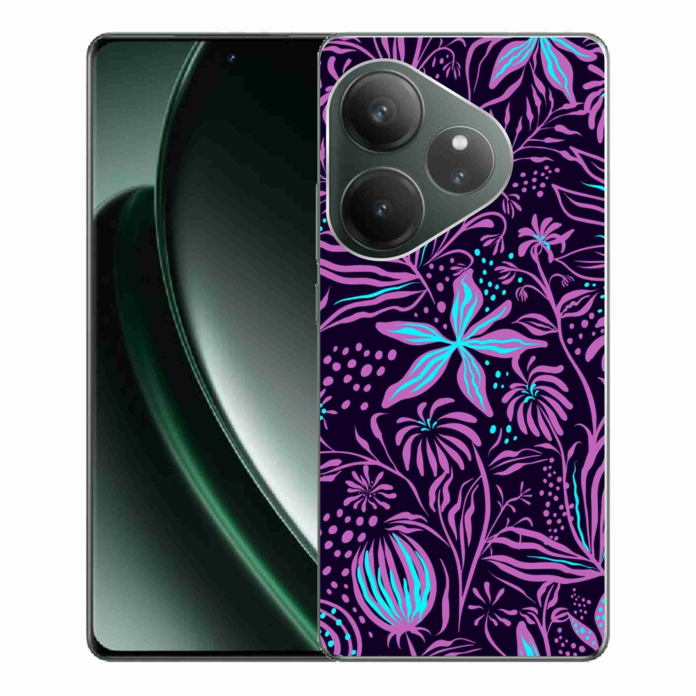 Zselés borítás mmCase a Realme GT 6 5G/GT 6T 5G - virágok 2