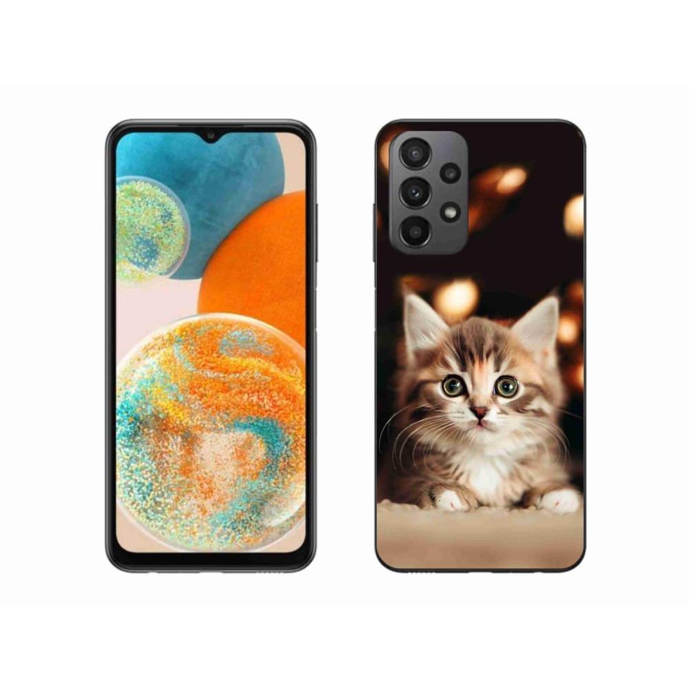Gél borítás mmCase Samsung Galaxy A23 4G/5G - aranyos cica 2
