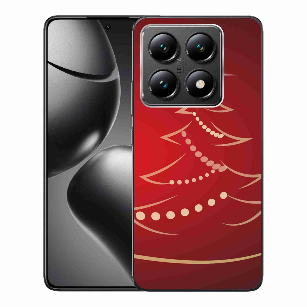 Gél borító mmCase a Xiaomi 14T-hez - karácsonyfa karikatúra
