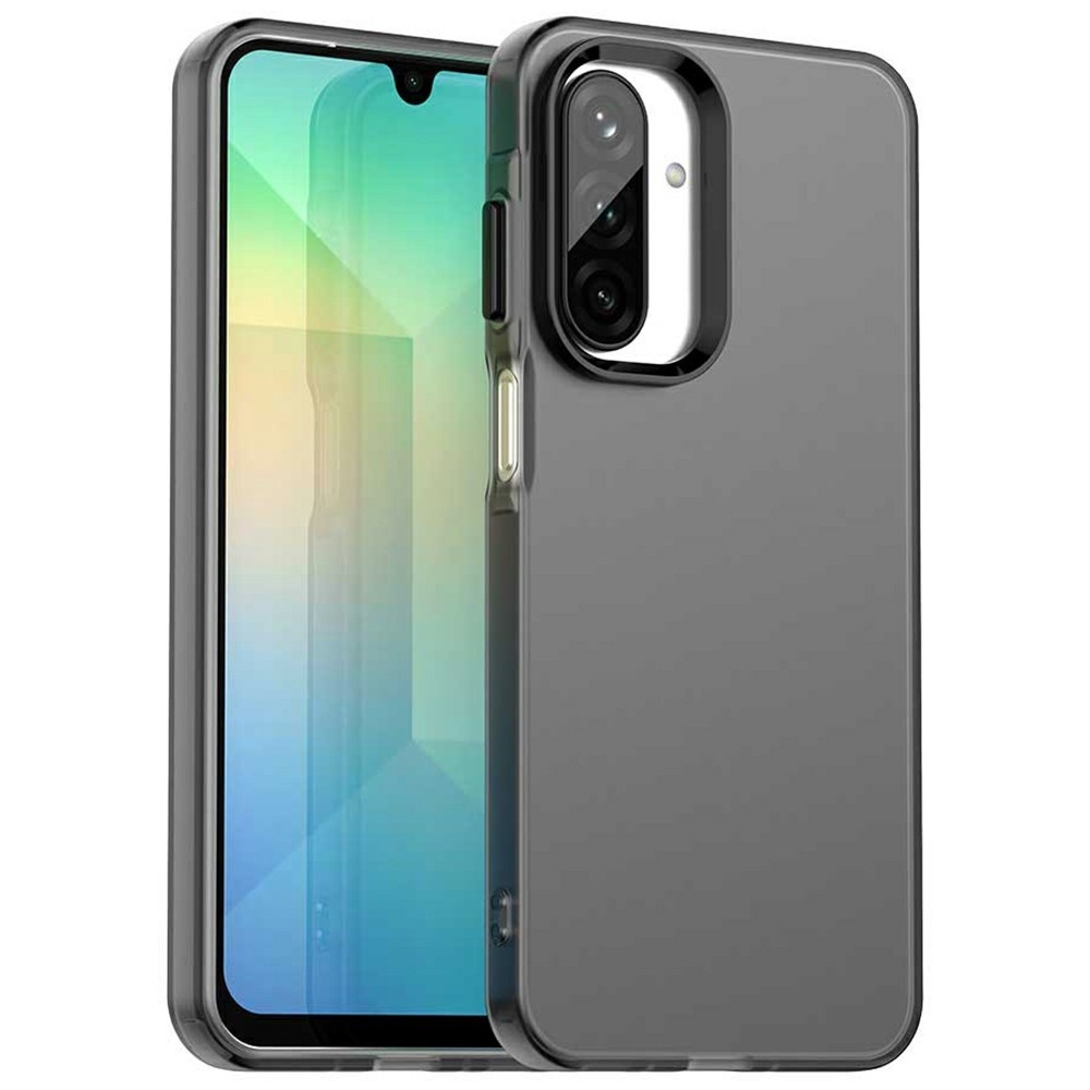 Candy matt zselés tok Samsung Galaxy A26 5G - fekete