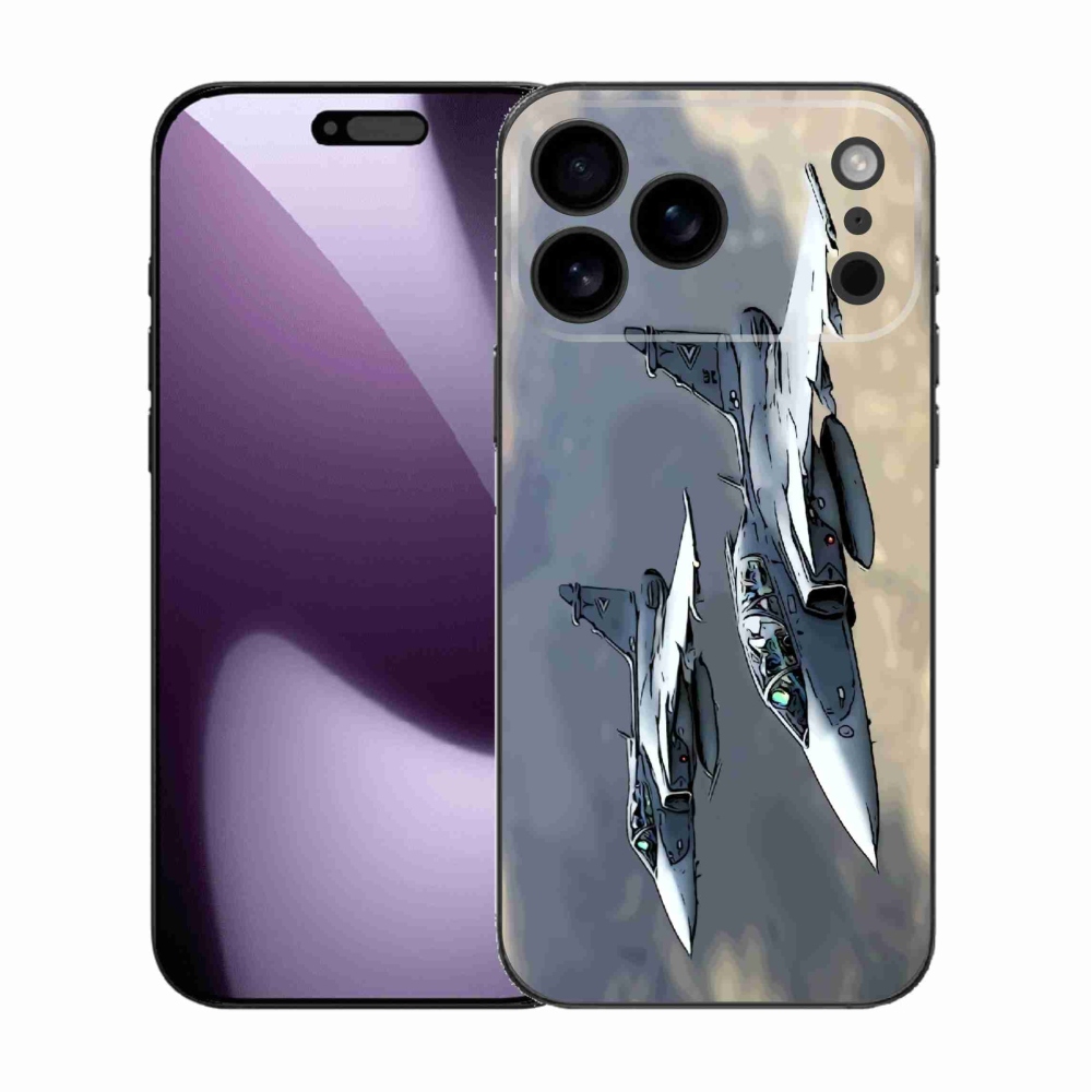 Zselés borítás mmCase iPhone 17 Pro Max készülékhez - vadászrepülők