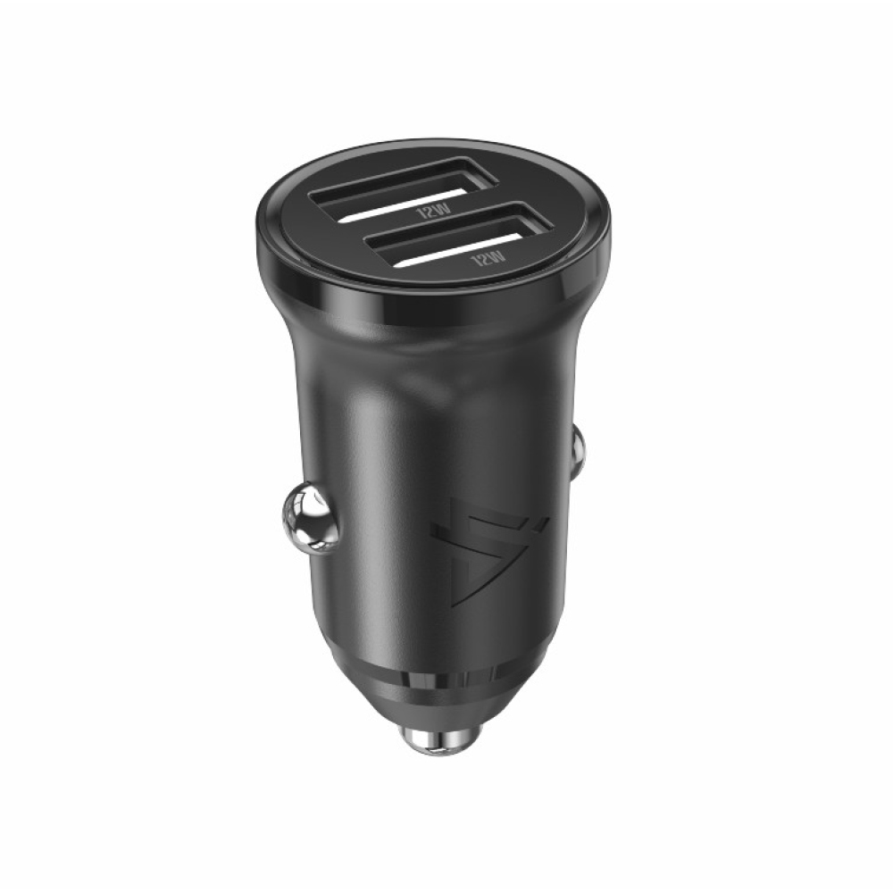 iPEAX autós töltő CL-02, 4,8 A, 2x USB-A - fekete