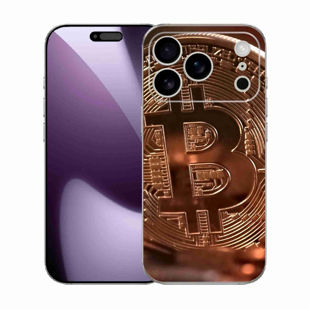 Gél borítás mmCase iPhone 17 Pro készülékhez - bitcoin