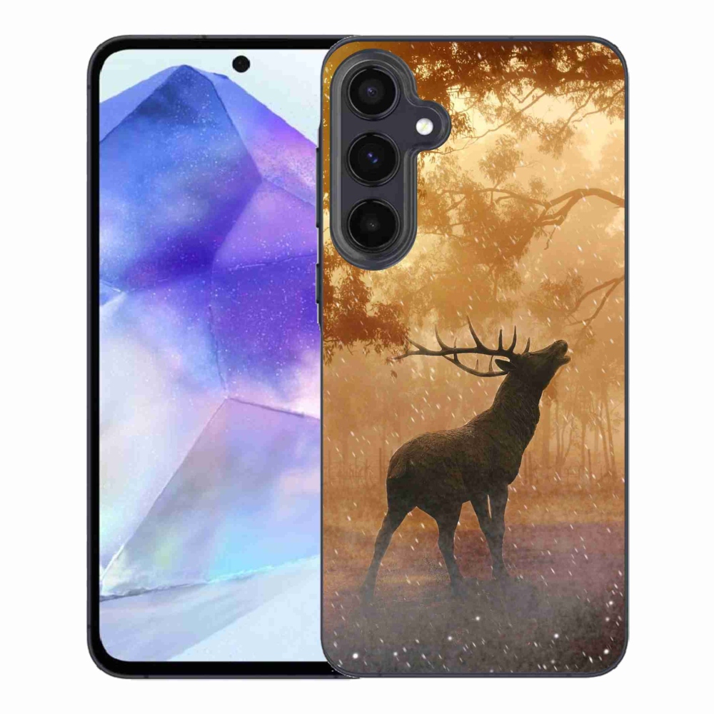Zselés borítás mmCase Samsung Galaxy A55 5G - szarvas a vadászaton