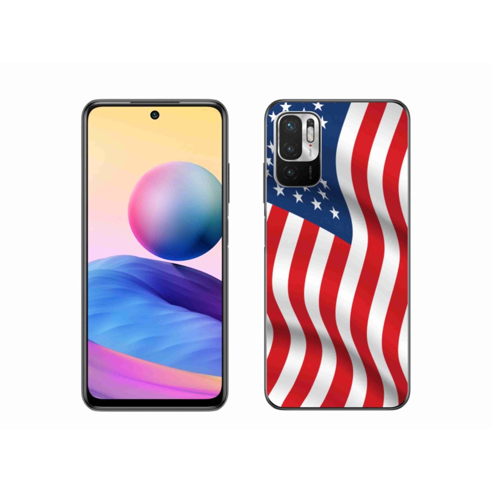 Gél borítás mmCase a Xiaomi Poco M3 Pro/5G számára - USA zászló
