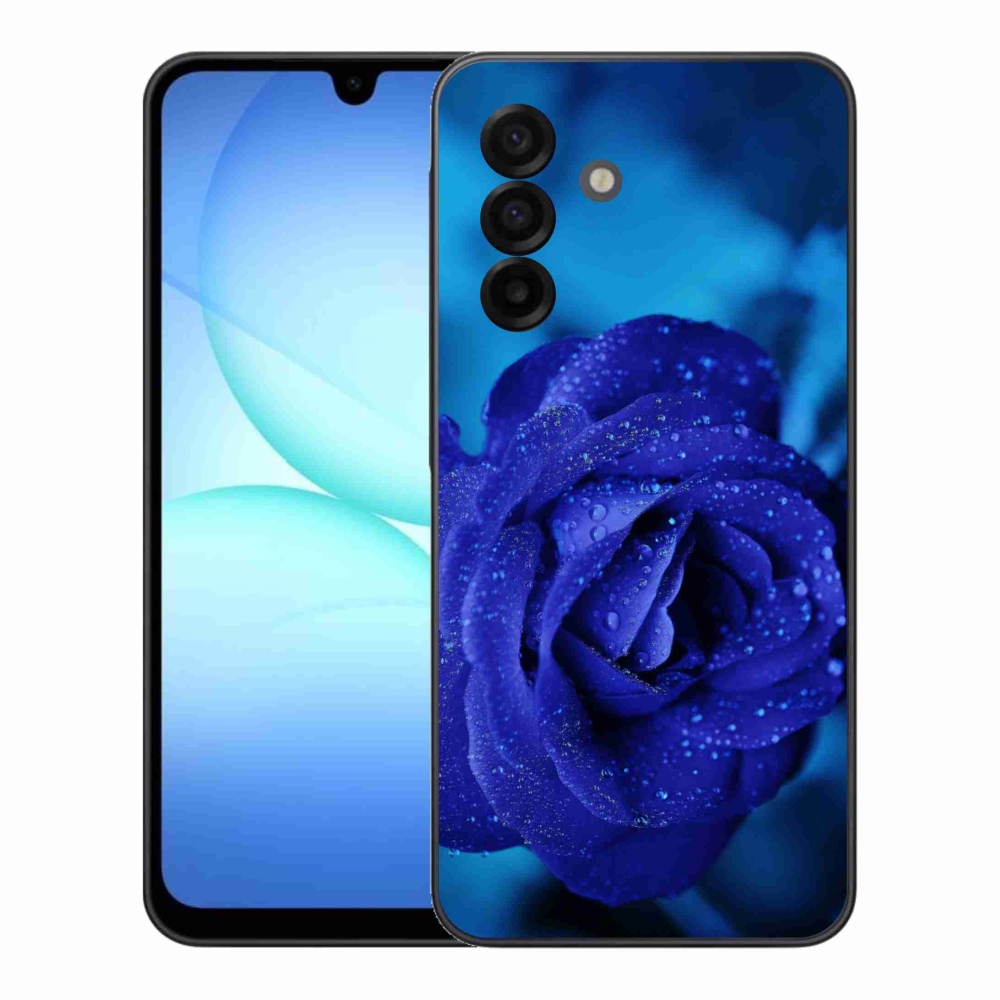 Zselés borítás mmCase Samsung Galaxy A17 4G/5G - kék rózsa