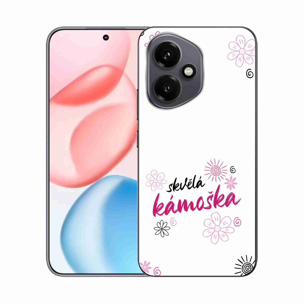 Gél borító mmCase a Honor 400-hoz - nagyszerű haver fehér háttérrel