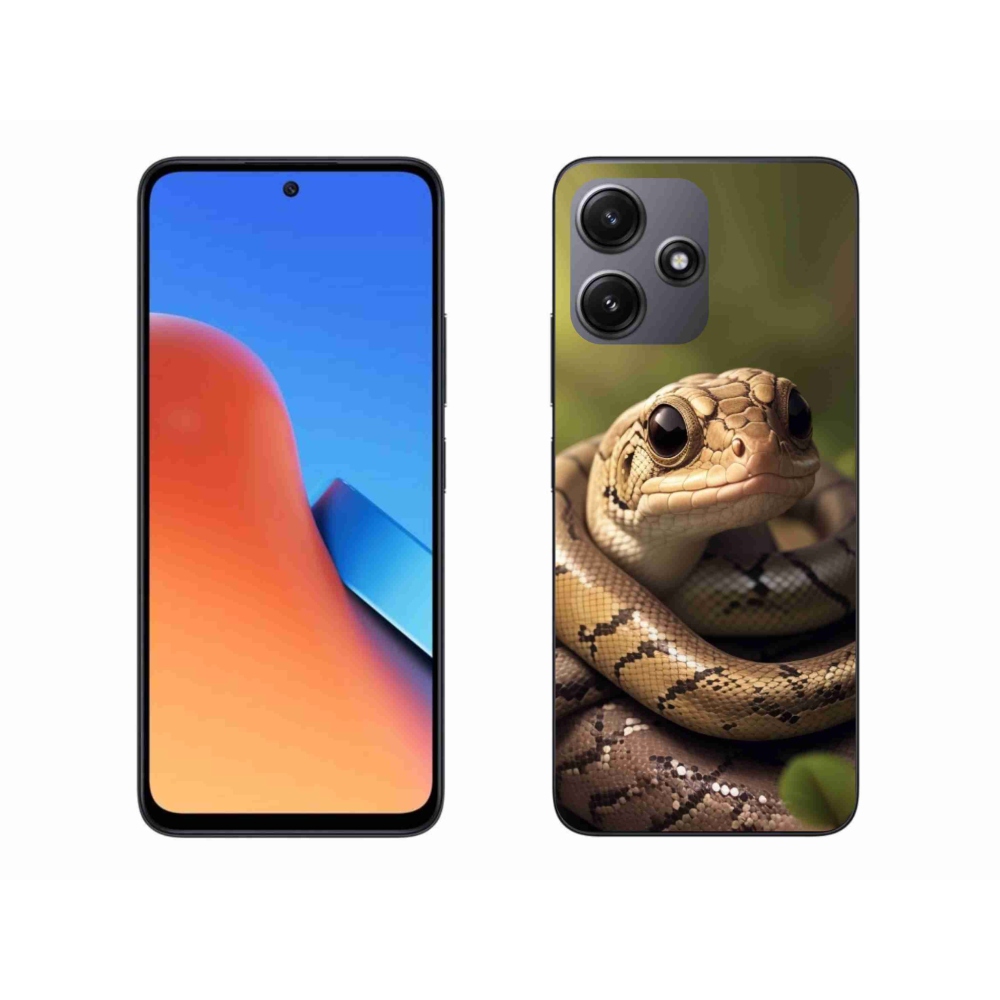 Gél borítás mmCase a Xiaomi Redmi 12 5G számára - kígyó 1