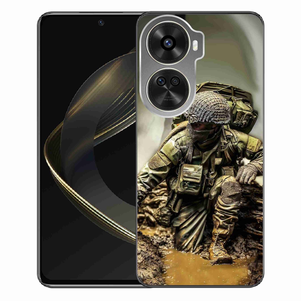 Gél borítás mmCase a Huawei Nova 12 SE-hez - katona