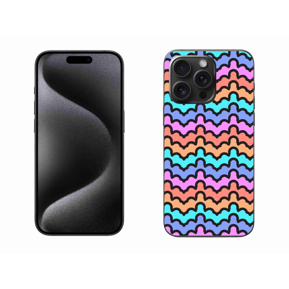 Gél borítás mmCase iPhone 15 Pro Max készülékhez - absztrakt motívum 30