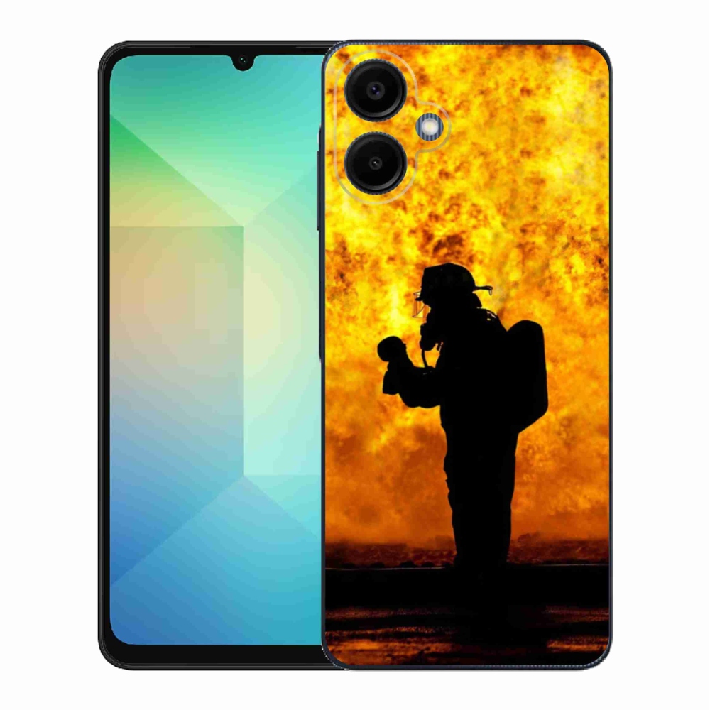 Gél borítás mmCase Samsung Galaxy A06 4G - tűzoltóhoz