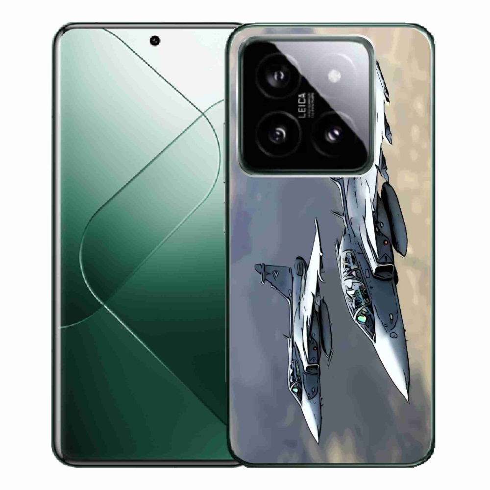 Gél borítás mmCase a Xiaomi 14 Pro számára - vadászrepülők
