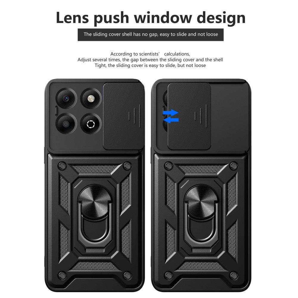 Csúszásálló borítás a Honor X6b készülékhez - fekete