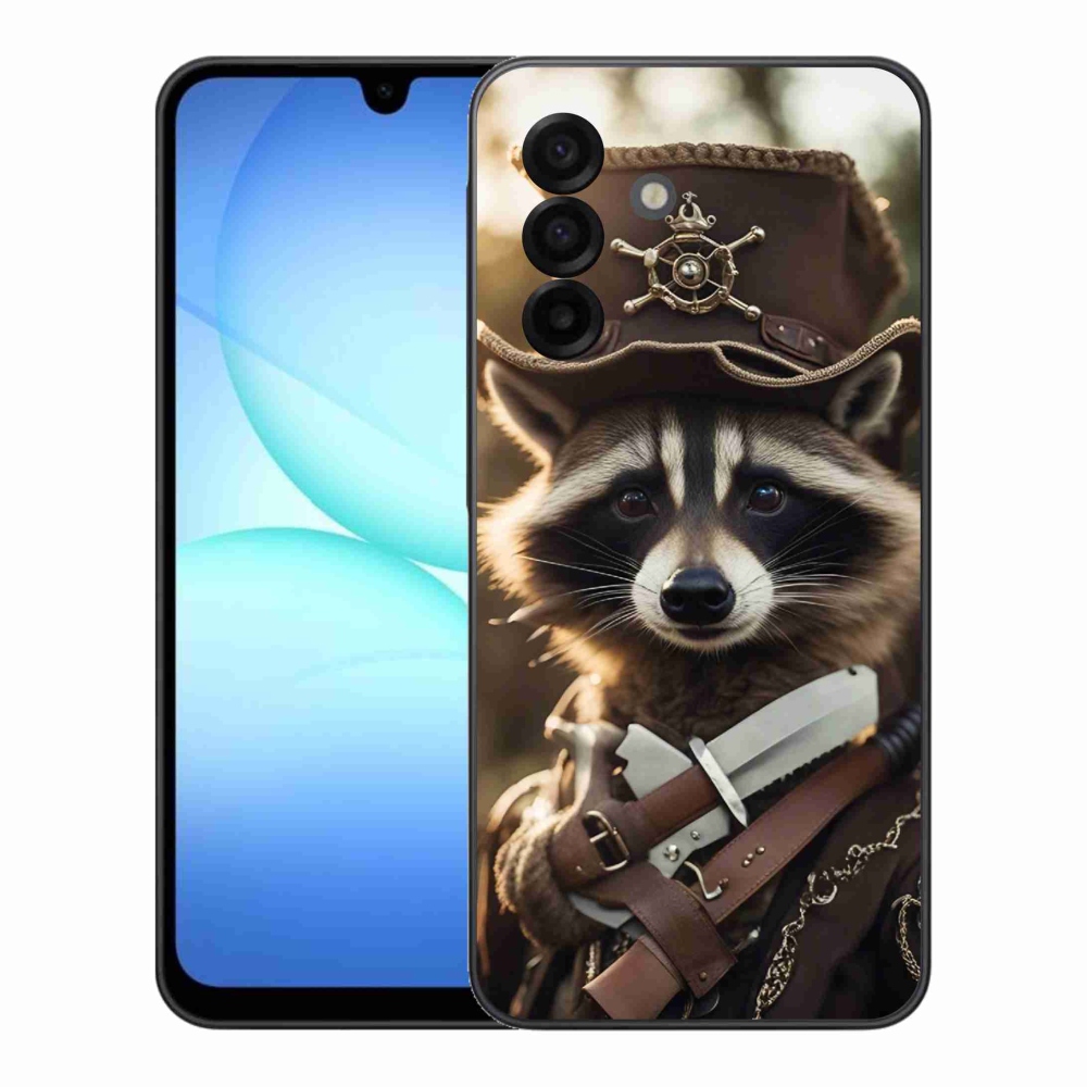 Zselés borítás mmCase Samsung Galaxy A17 4G/5G - mosómedve egyenruhában