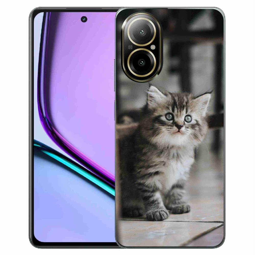 Gél borító mmCase a Realme C67 készülékhez - cica