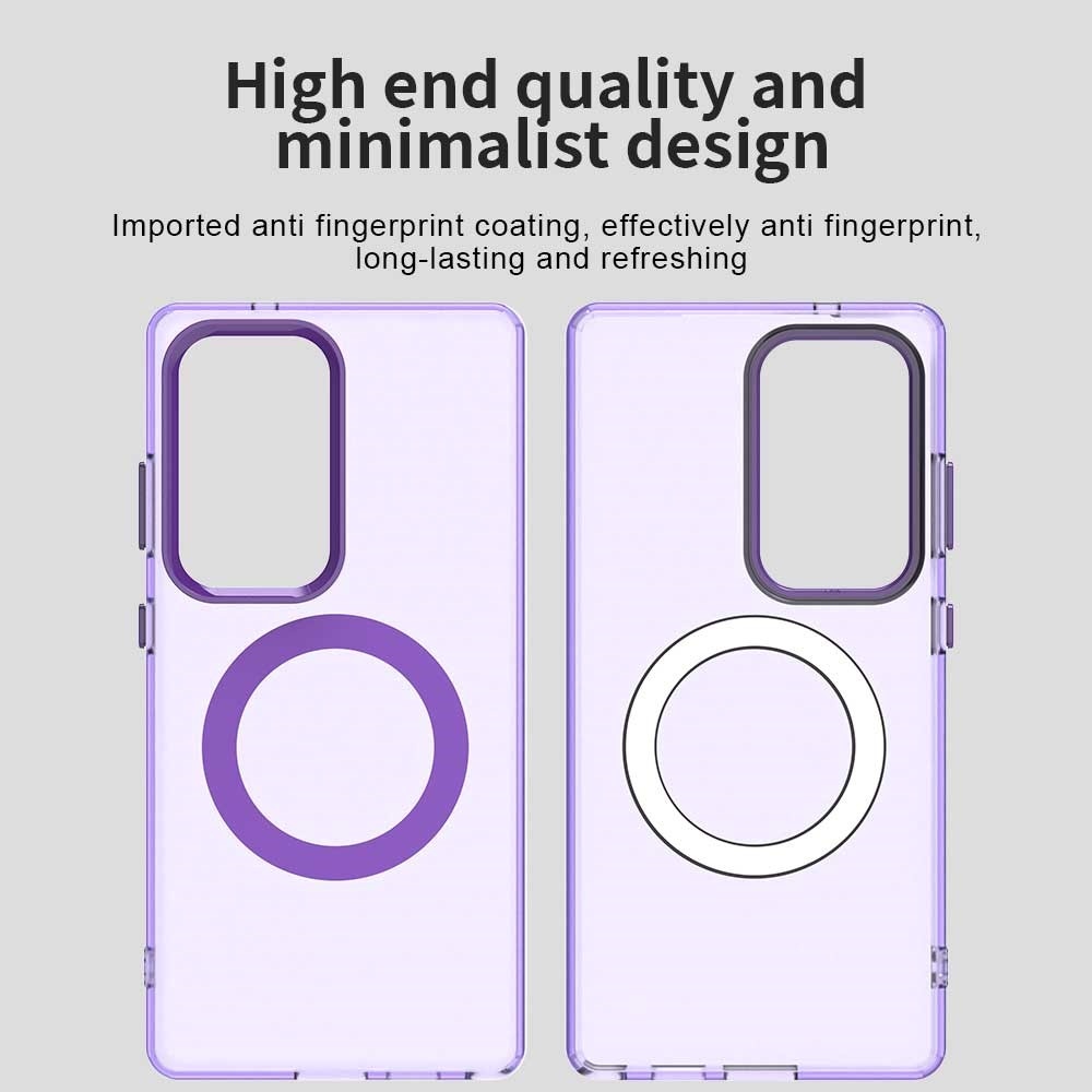 Candy zselés tok MagSafe-val a Samsung Galaxy S25 Ultra készülékre - lila