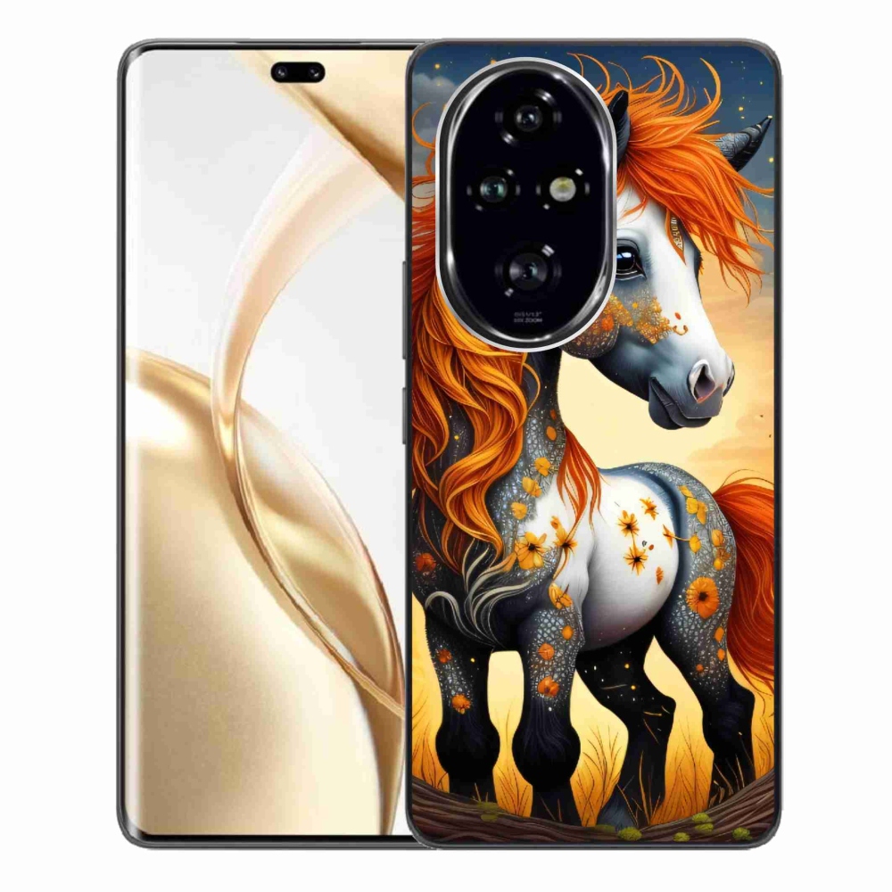 Zselés borítás mmCase a Honor 200 Pro 5G készülékhez - színes póni