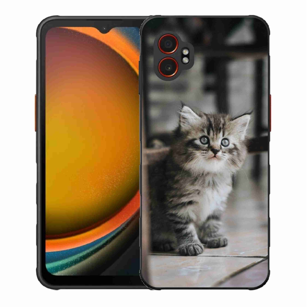 Gél borítás mmCase Samsung Galaxy Xcover 7 Pro készülékhez - cica