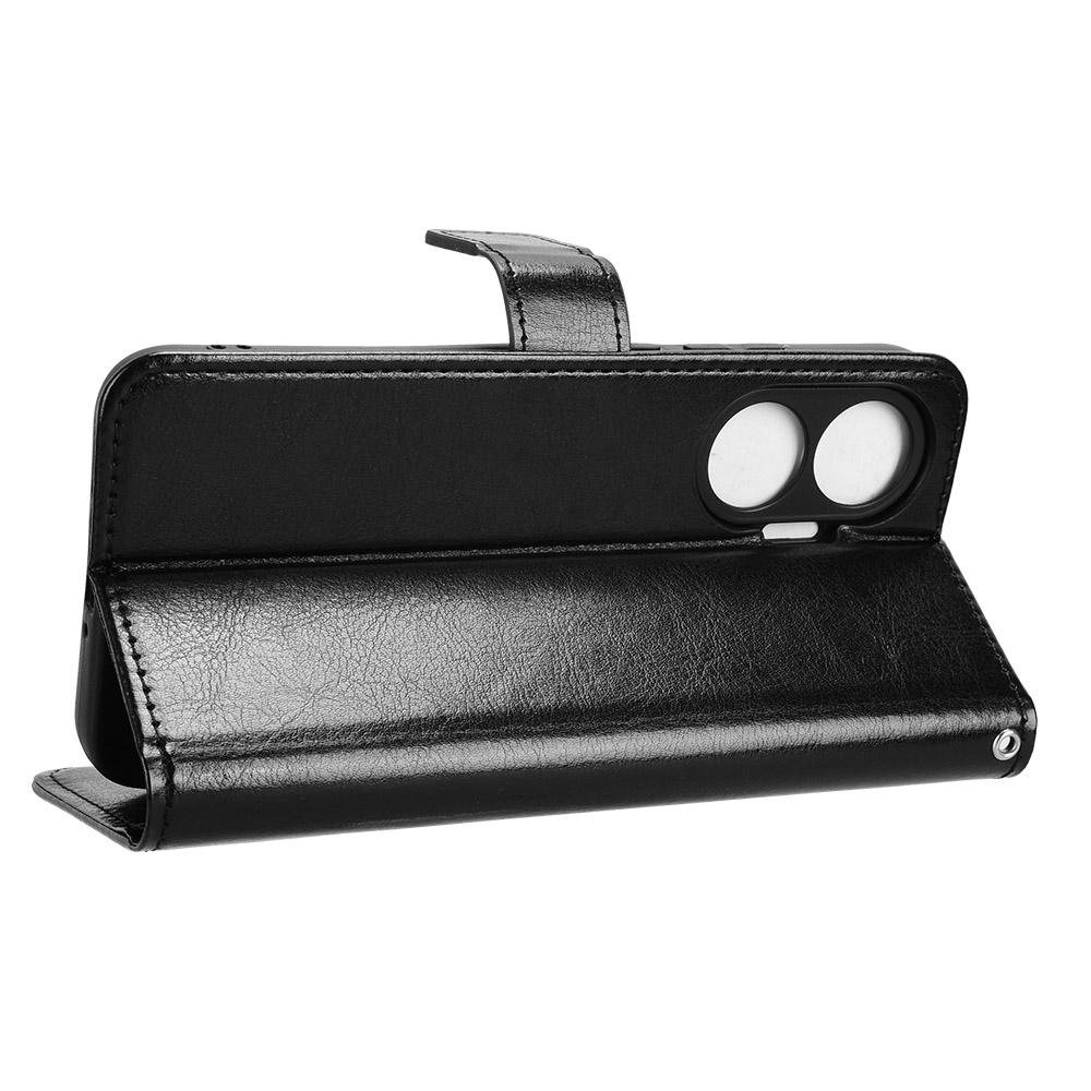 Őrült könyv tok a Xiaomi Poco F7 5G-hez - fekete