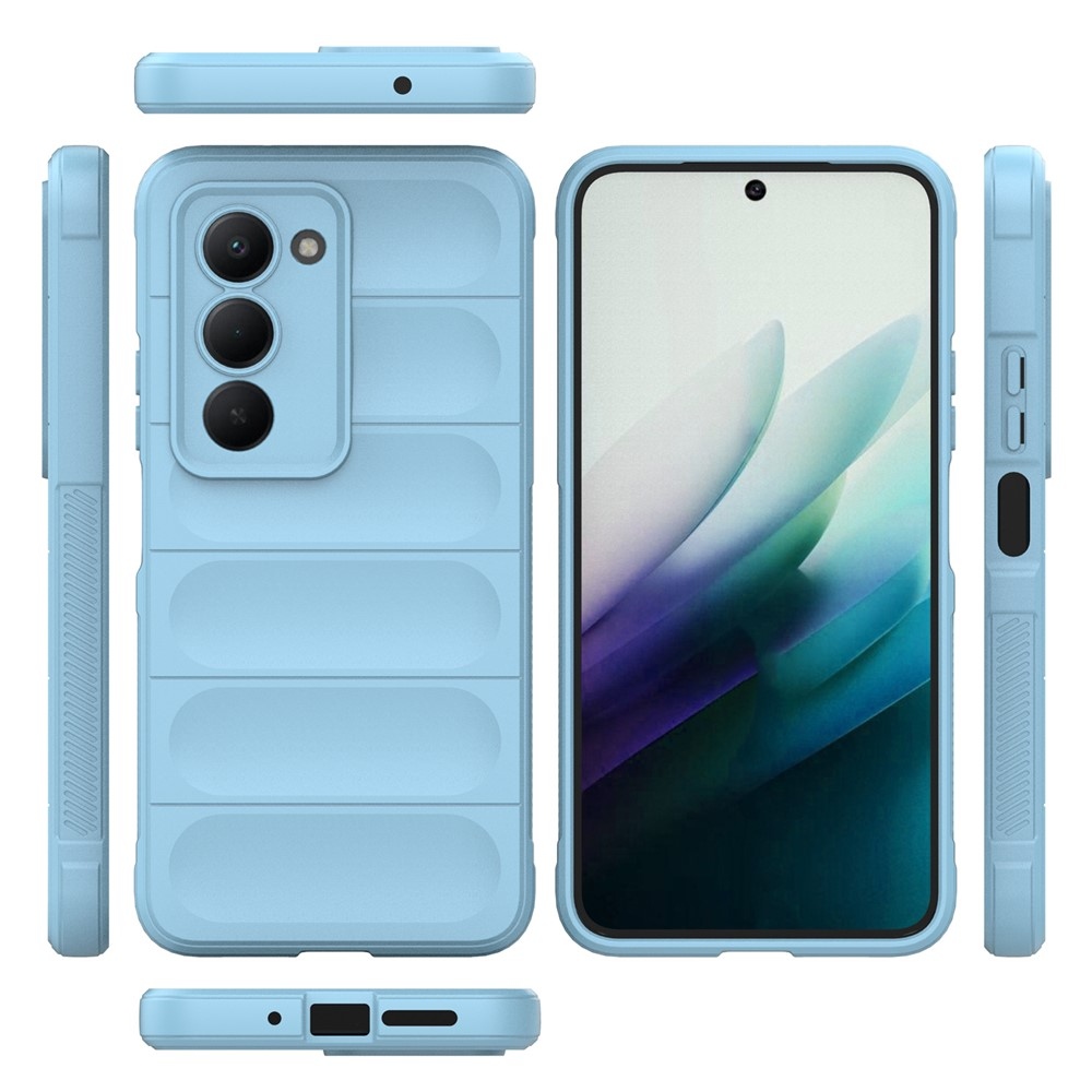 Rugg tartós zselés tok Xiaomi Redmi 15 4G (171mm) - világoskék színben