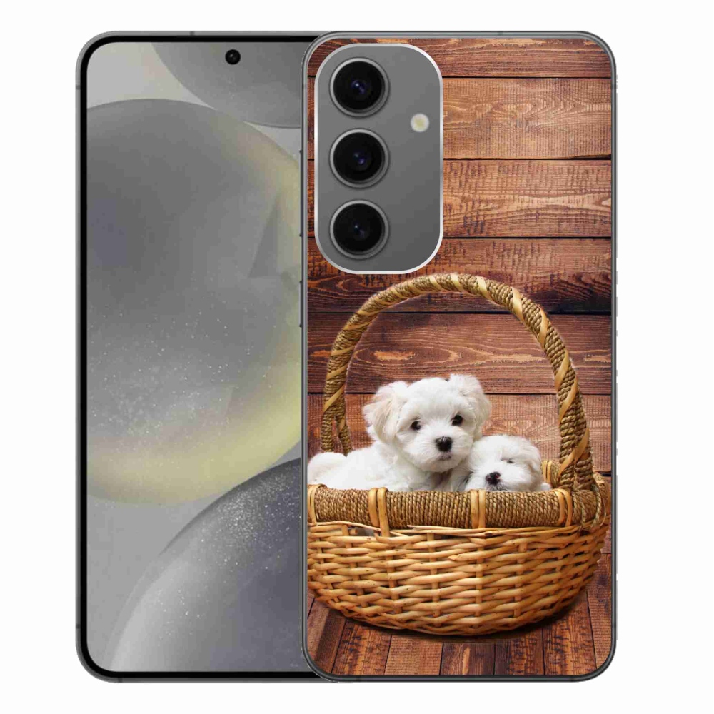 Gél védőhuzat mmCase Samsung Galaxy S24+ - kölyökkutyákhoz