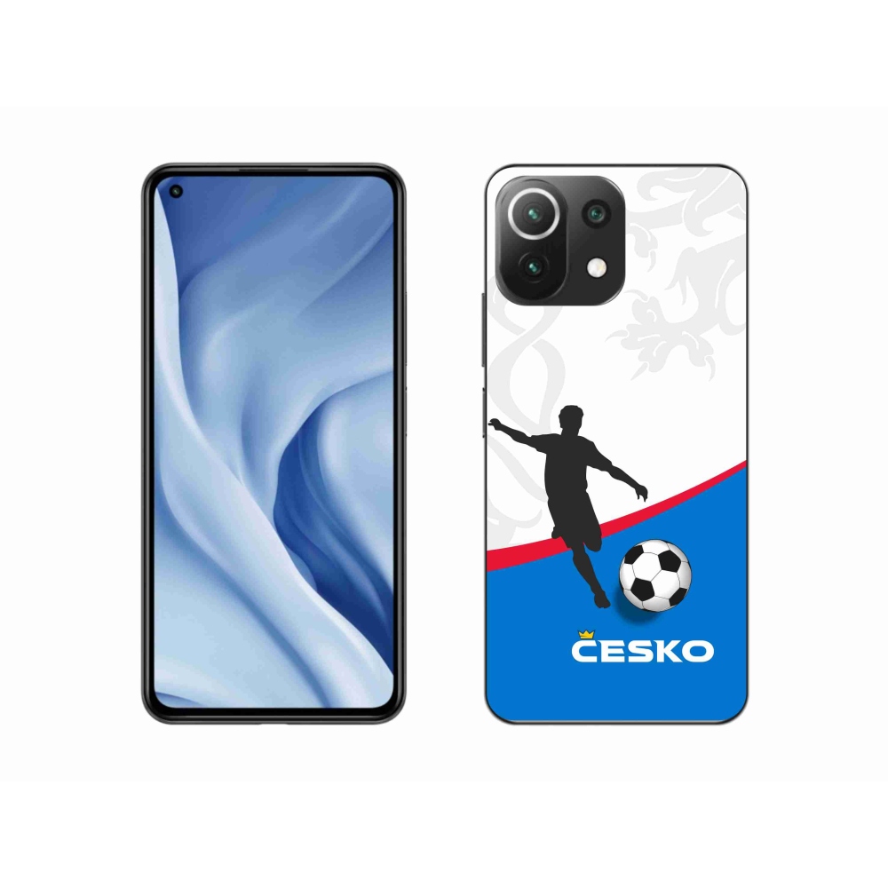 Gél borítás mmCase a Xiaomi 11 Lite 5G NE - futball Csehország 1