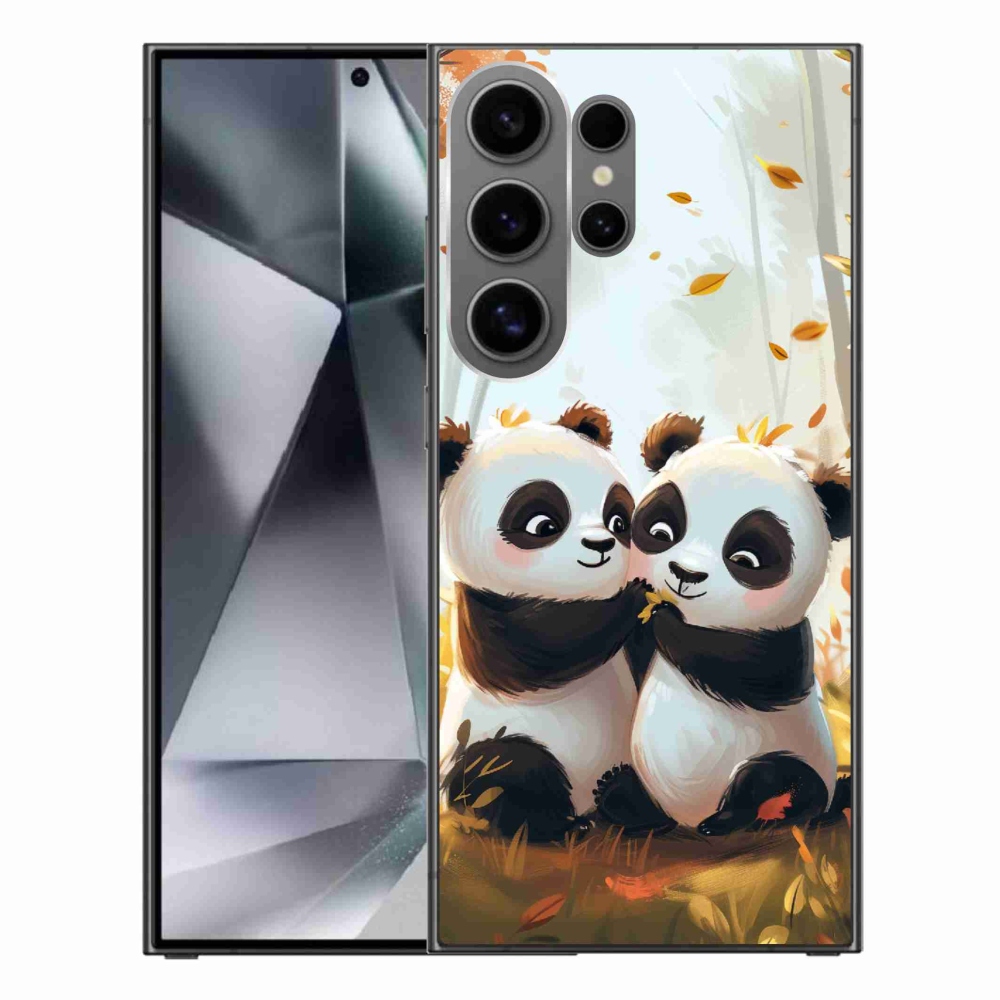 Gél védőhuzat mmCase Samsung Galaxy S24 Ultra készülékhez - pandák