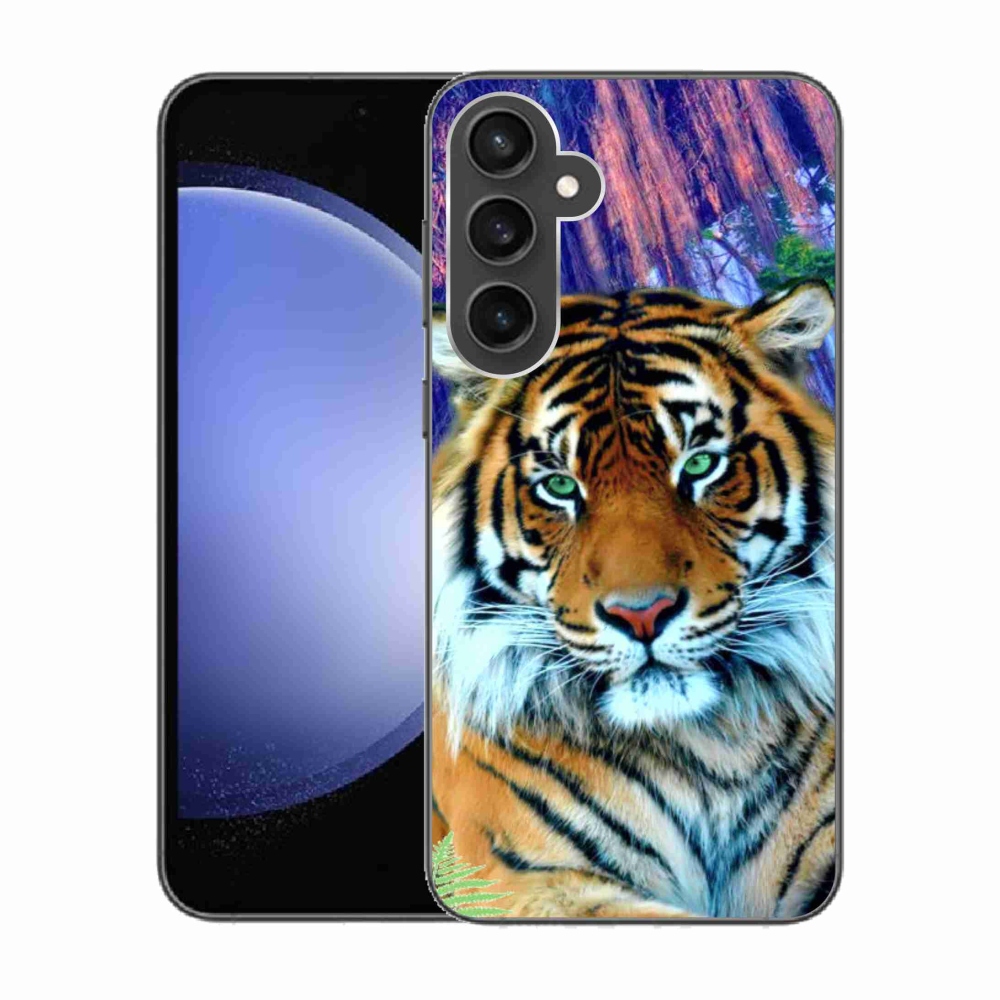 Gél tok mmCase Samsung Galaxy S23 FE készülékhez - tigris