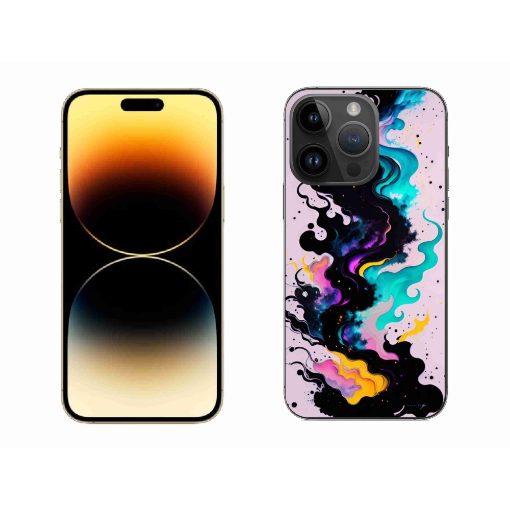 Gél borítás mmCase iPhone 14 Pro Max készülékhez - absztrakt motívum 4