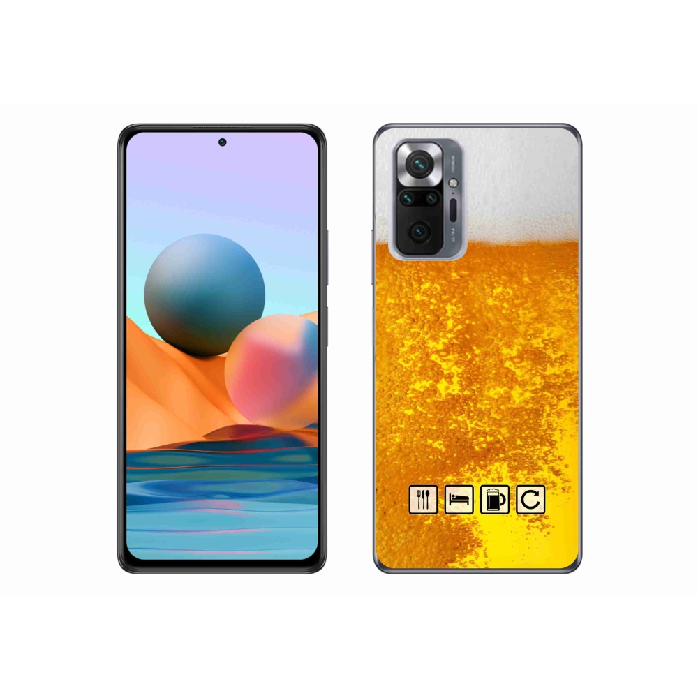 Gél borítás mmCase a Xiaomi Redmi Note 10 Pro számára - sör motívum 3
