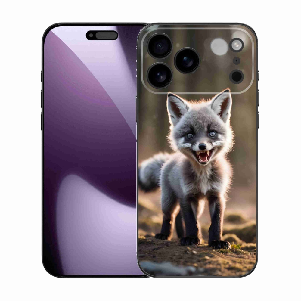 Gél védőburkolat mmCase iPhone 17 Pro Max készülékhez - angry fox
