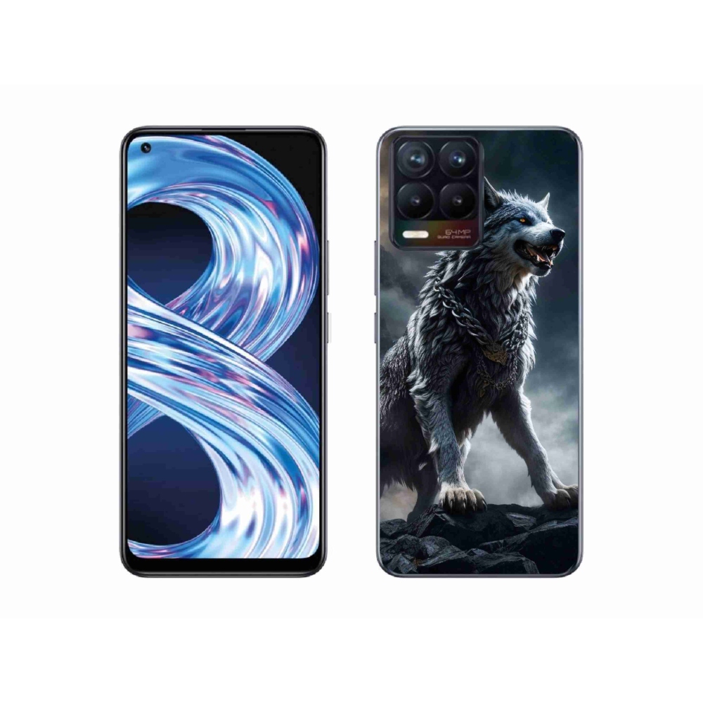 Gél borítás mmCase a Realme 8 Pro-hoz - farkas 1