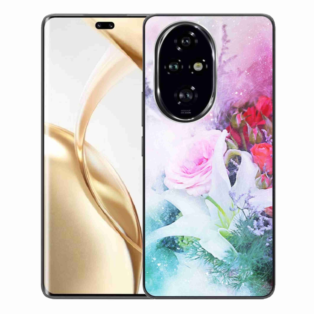 Zselés borítás mmCase a Honor 200 Pro 5G készülékhez - virág 4