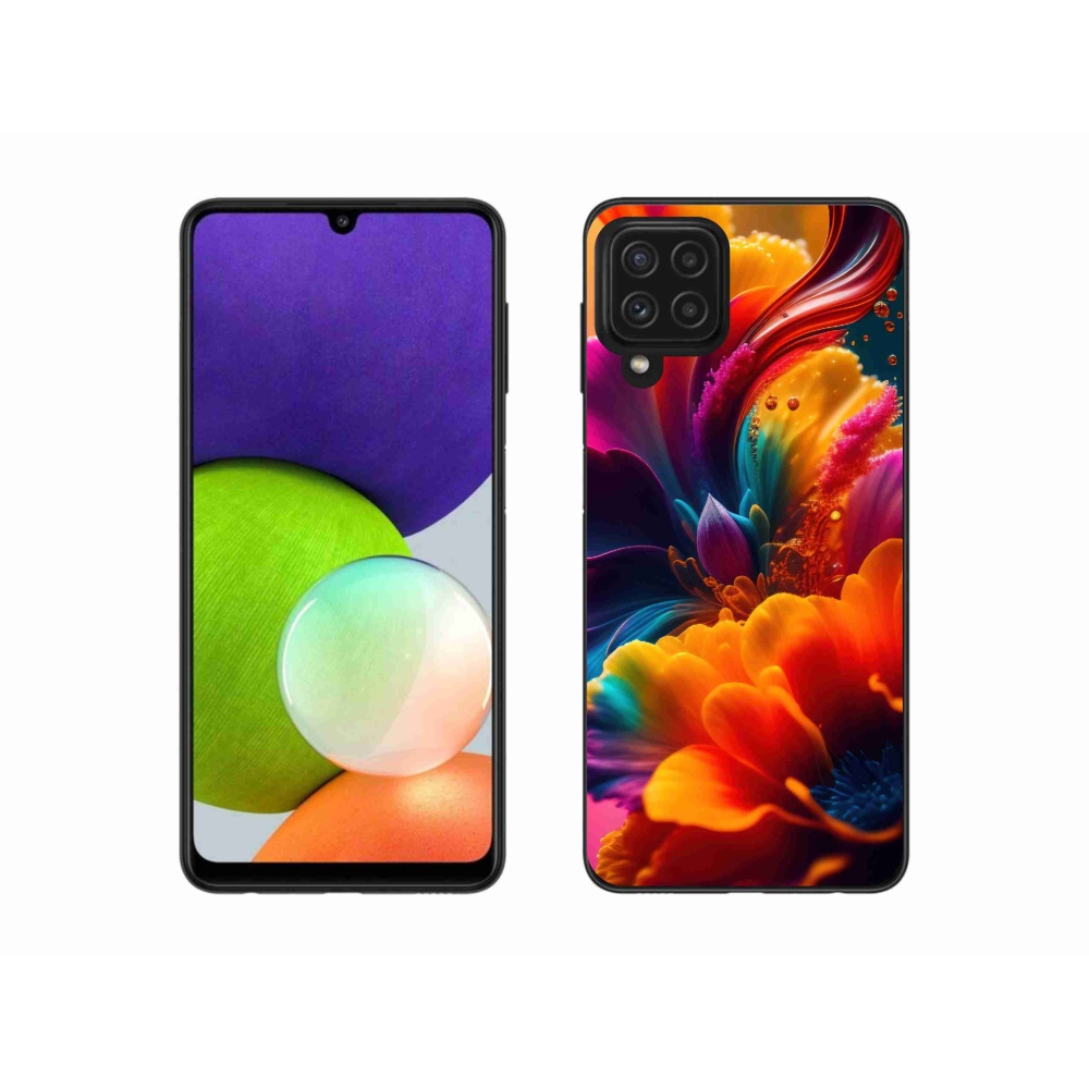 Gél borítás mmCase Samsung Galaxy A22 4G - absztrakt motívum 2