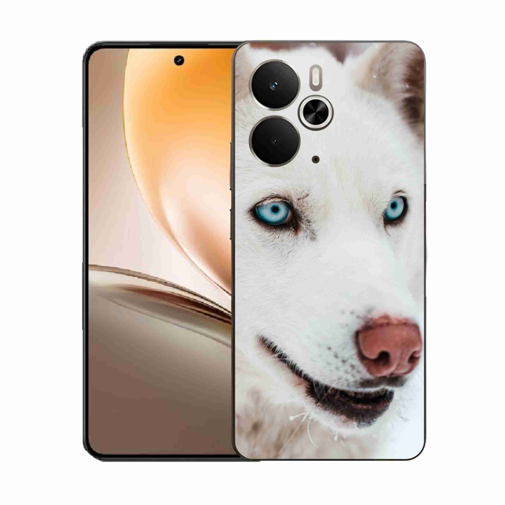 Zselés borítás mmCase a Realme 14 5G/14T 5G készülékhez - kutyaszemmel nézve